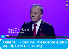 video del Presidente eletto  del RI, Gary C.K. Huang